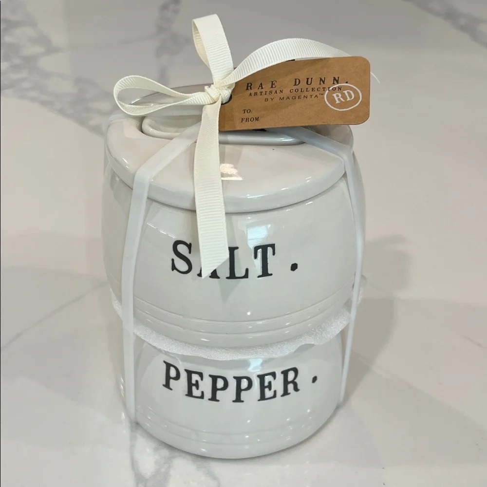 Rae Dunn..SALT. & PEPPER.
